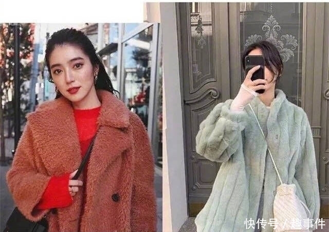  [毛绒]今冬流行毛绒外套，时尚保暖，打破单一穿搭模式