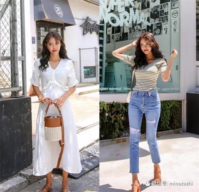 36度的天该怎么穿？40套清新or淑女or帅气的韩系chic穿搭 照着穿