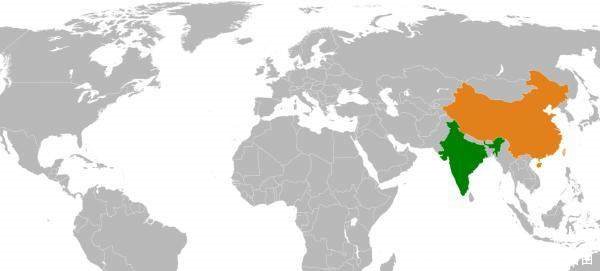 中国、印度未来谁更强两张图表明，老祖宗选地时已经决定了赢家