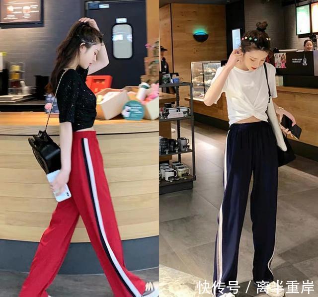  『女生』喜欢穿宽松裤子的女生，上衣这样搭配，显瘦洋气还时尚