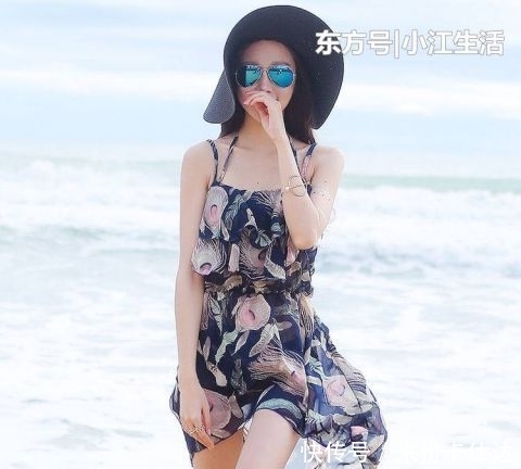 『泳装』性感女神风格比基尼泳装,既显嫩又显瘦,女人味十足