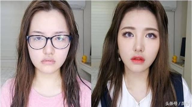 各国网红素颜对比：韩国裸妆太厉害，日本眼睛是关键，中国靠技术