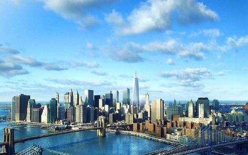  【之间】航拍中国第一大城市和美国第一大城市, 感受中美之间的