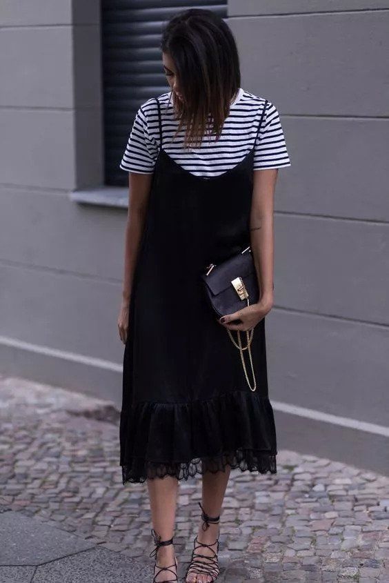 吊带裙真的百搭又好看