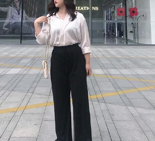  [试试]体型胖女人建议少穿短裤，试试这4种裤子，显瘦到看不出真实体重