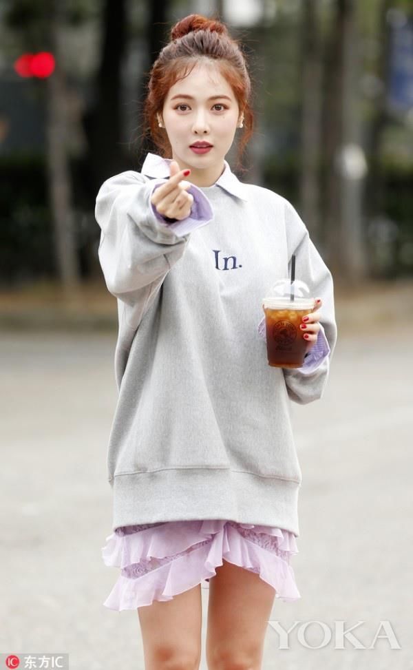 帅气性感女神泫雅 解锁夏日清凉穿搭