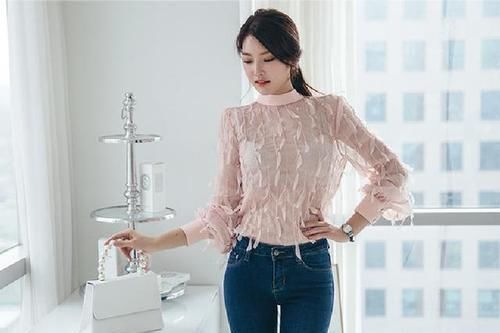  【面料】紧身牛仔裤秀美女身材比例，御姐女神穿了，美的让人心动不已！