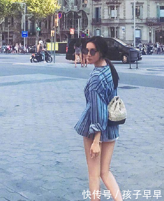 迪丽热巴太敢穿了!这么紧的短裤也硬穿,网友:不嫌勒得慌吗?