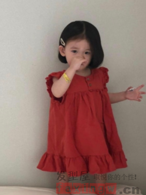 儿童可爱短发发型 呆萌可爱惹人疼爱