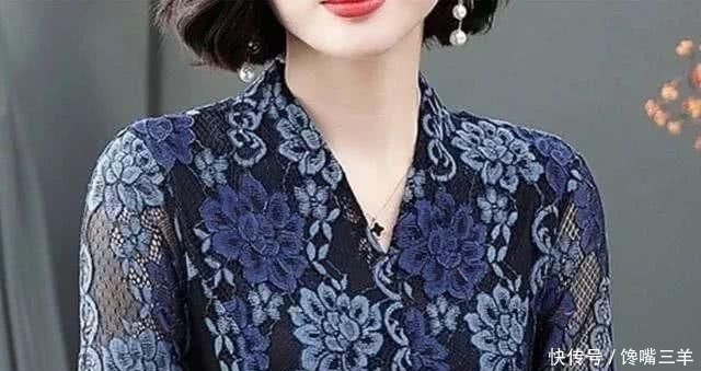  『旗袍』母亲节聚会，别再穿旗袍！一身“玫瑰蓝”春裙，不吹，高雅特迷人