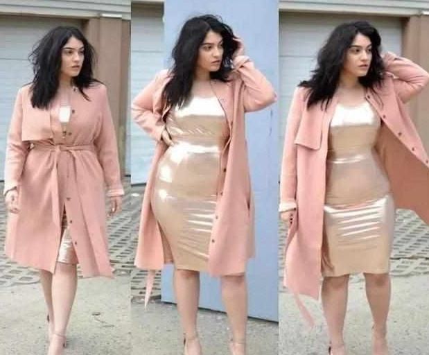 180斤郑少秋女儿，穿出迷人身姿，网友：简直是胖女孩的穿衣指南