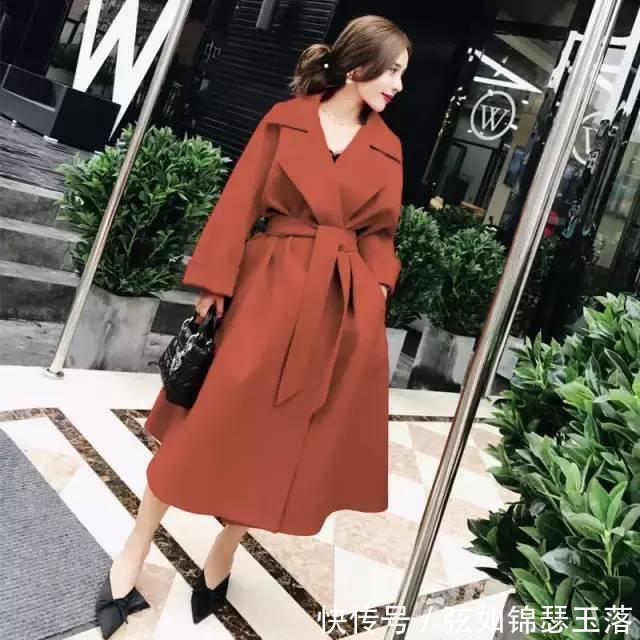  『大衣』最后说一次穿大衣不要配平底鞋，土瞧下图这样穿，超嫩美