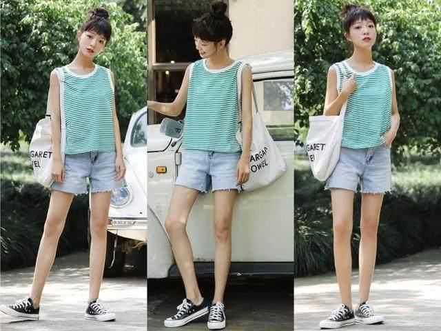 一条牛仔短裤，能包揽你一整个夏天的穿搭!