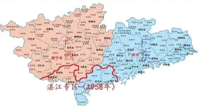 广东湛江的铁路为什么归广西管？要从上个世纪50年代说起