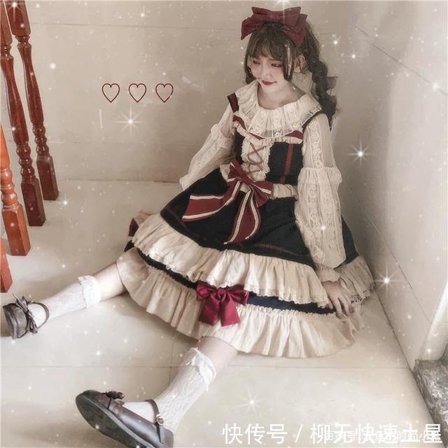 「蝴蝶结」高颜值复古小众洛丽塔洋装,Lolita女孩必入,少女心爆棚