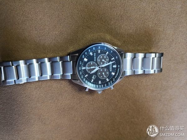 恰似蓝天使般的一抹骚蓝:西铁城三眼计时腕表AT2390-58L