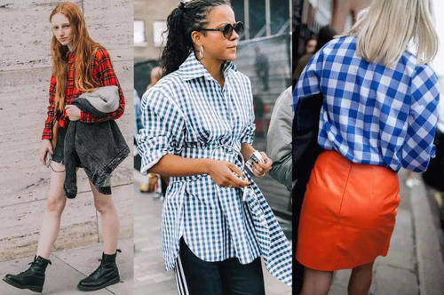 经典回归，秦岚马思纯把格纹穿得很高级