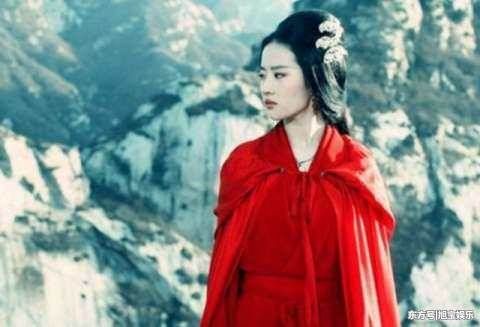 穿红衣古装最美的女星,刘亦菲冷艳,赵丽颖霸气