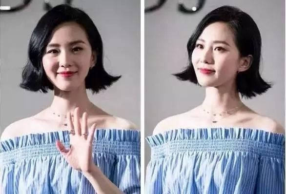 刘诗诗的“天鹅颈”，赵丽颖的优雅，女明星的露肩装少女又仙气