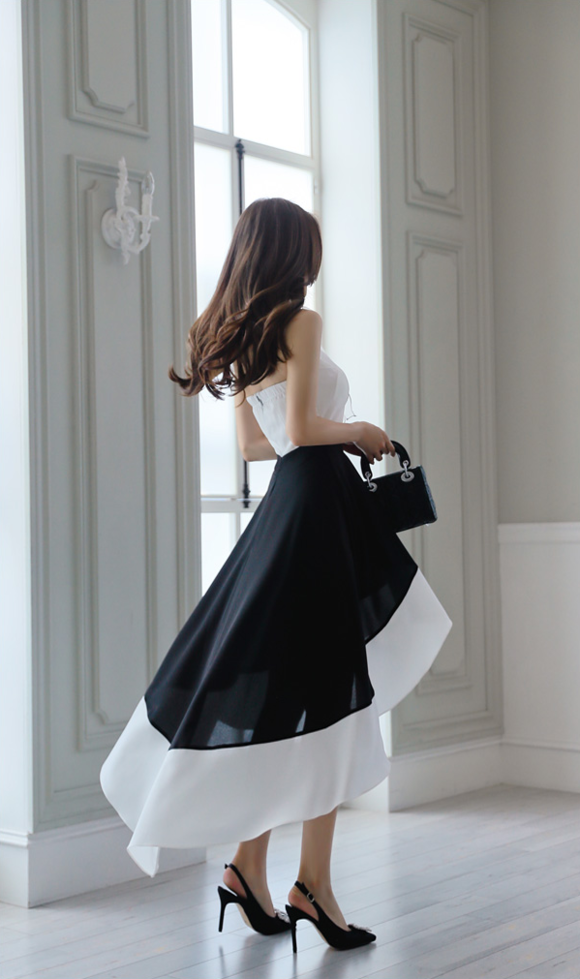 女神孙允珠,烟火极光欧罗巴花瀑公主洋裙