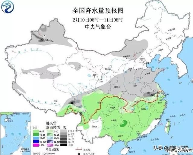 “雨雪模式”要持续到上班？北方多雪，南方多雨，温度一直在降