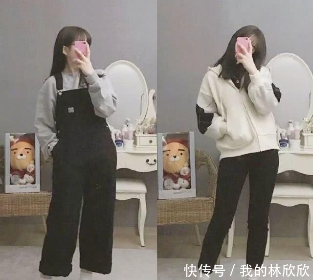 女生■青春女学生活力日常穿搭,很适合小个子女生借鉴哦