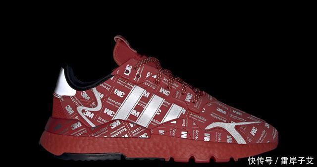  「NiteJogger」大面积3M反光细节！这双NiteJogger红的太抢眼