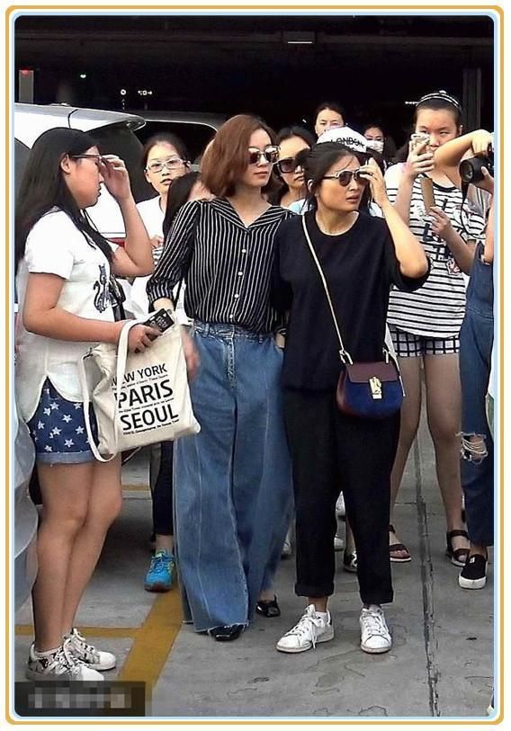 看了刘诗诗的阔腿裤，再看杨丞琳，网友：一个九头身，一个五五分