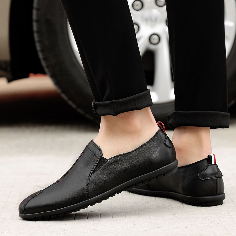 有一种男鞋，叫“豆豆鞋”，舒适好穿不闷脚，穿上贼显年轻