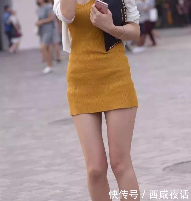 幸福中国街拍好身材短裙大美腿气质长发美女