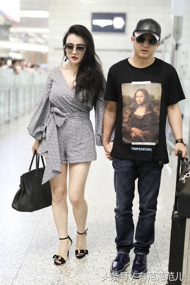 冉莹颖穿件睡袍就现身，好身材藏不住，网友：难怪邹市明不敢放手