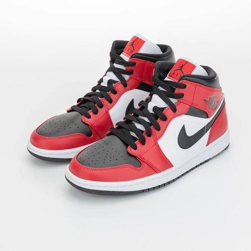  「融合」两大OG配色融合！这双黑红Air Jordan 1 Mid看来很抢手