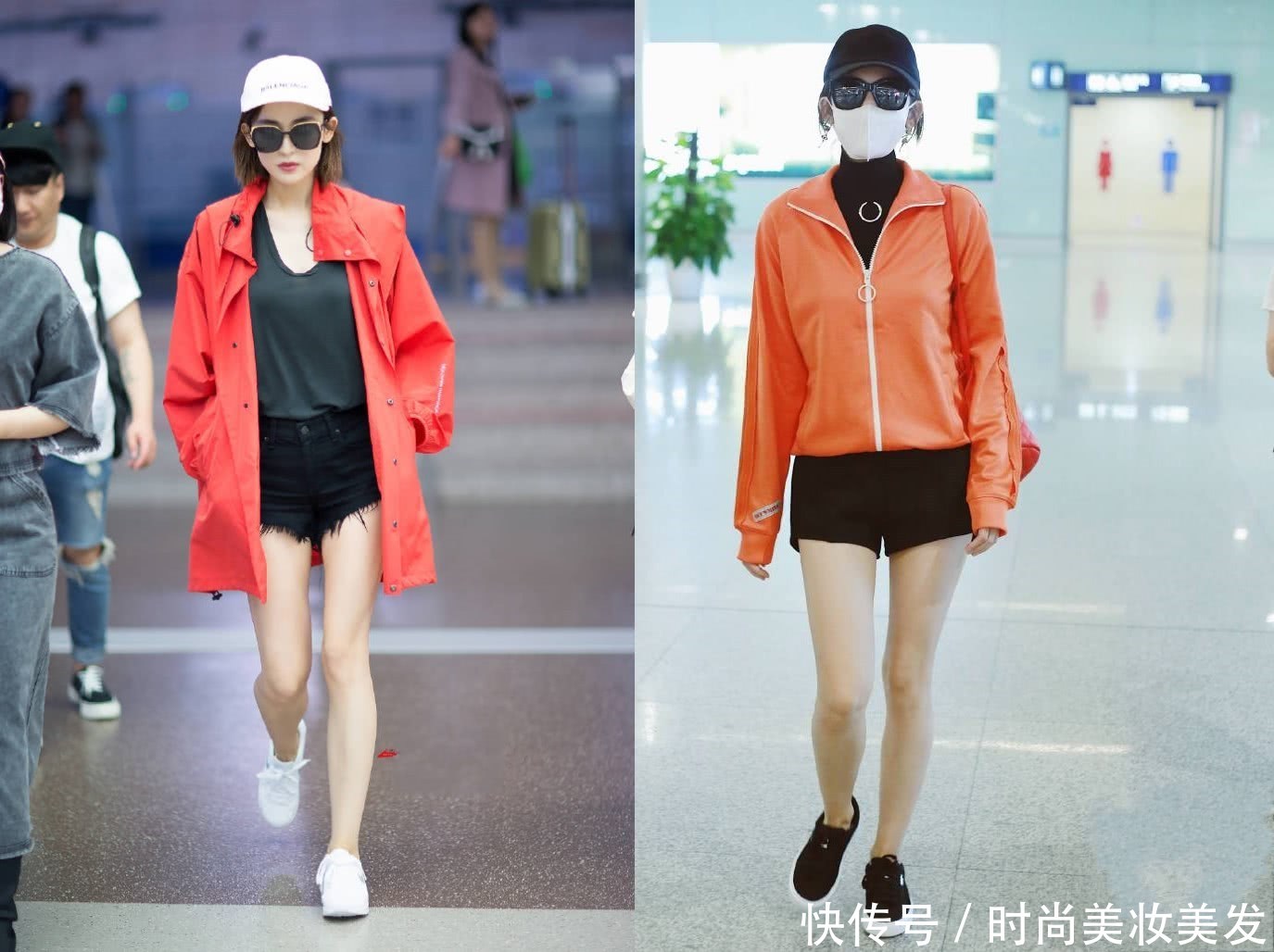 172古力娜扎穿短裤现身，暴露一双惊艳长腿，网友：绝对的腿精！