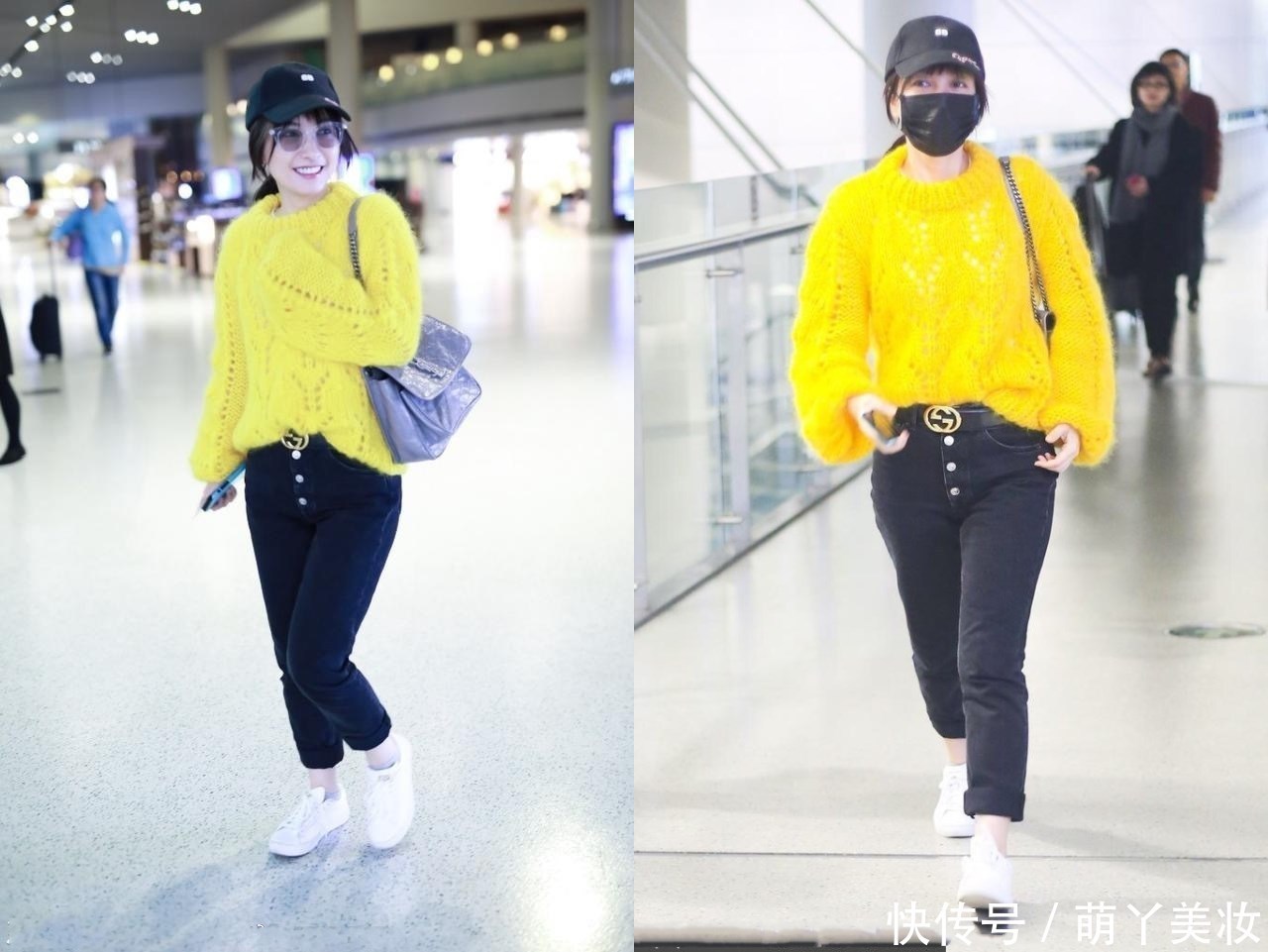 吴昕穿阔腿裤把裤头都给剪掉了，眼看都快挂不住了，网友：变瘦了