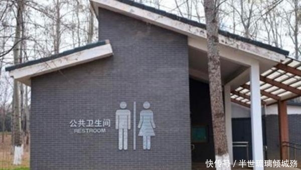 厕所标志没有男女，只有大象和长颈鹿，智商不够尿裤子