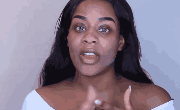 非洲女子用十斤粉自信教人化妆, 妆前妆后会怎样呢?