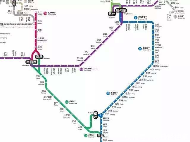 中国高铁最多的省市是北京、武汉还是郑州 一张图看懂
