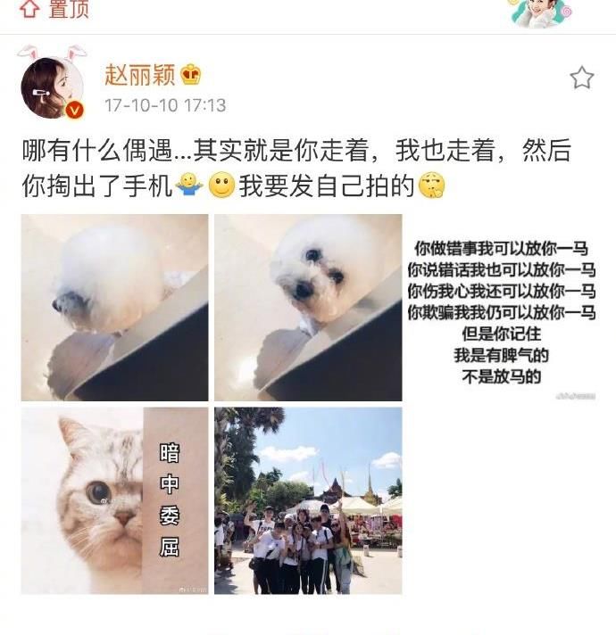 被网友偶遇衣着宽松 工作室否认怀孕 赵丽颖下场回击