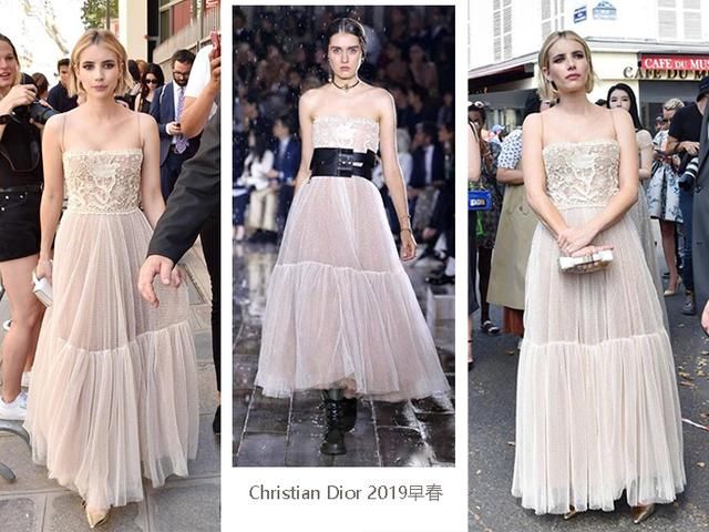 艾玛罗伯茨的飙高穿搭术了解一下，157cm也能凹出大长腿的既视感