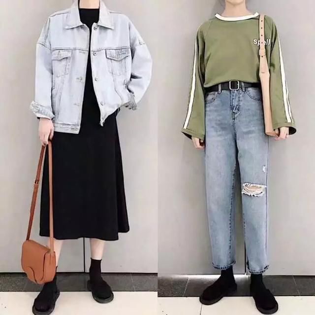 2018秋天穿搭半身裙这样穿,也可以拥有大长腿!