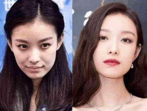 涂口红和不涂口红差距太大,热巴女神气质全无,赵丽颖被助理抢镜