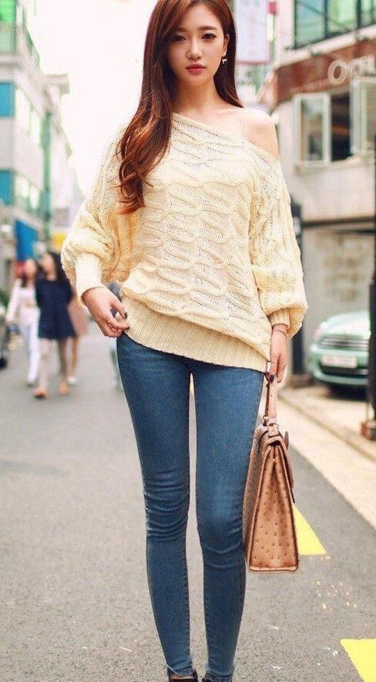 非常有质感的弹力皮裤, 彰显女性的高贵气质!