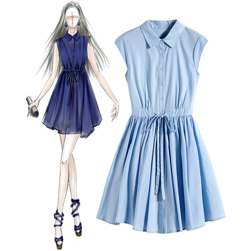 150-160小个子女生穿不过膝的裙子，搭双高跟鞋，也有逆天大长腿