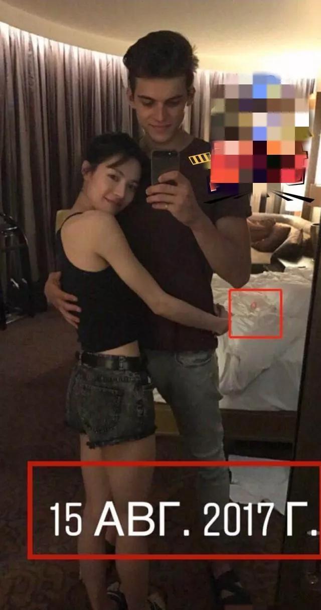「细节」钟楚曦与外籍男模亲密照流出,细节令人脸红,爆料人直播被叫停