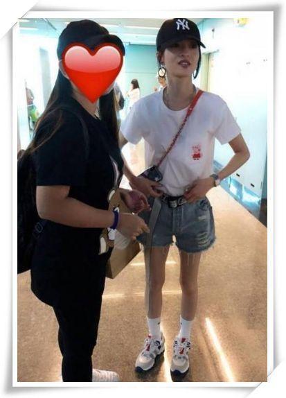 当80斤的张韶涵和100斤的马思纯同穿短裤，网友：吓得我放弃减肥