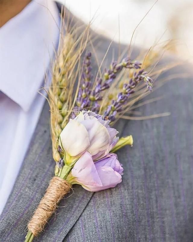 花艺：婚礼花艺|新郎胸花大考究，玩转方寸间的魅力~