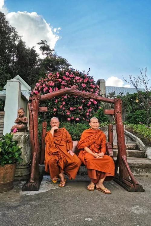 清迈一个僻静的寺庙，坐落在海拔2600米的山上，鲜有游客光顾