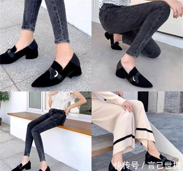  [少女]春季气质百搭的单鞋分享，可清新少女可职场气质，你get到了吗？