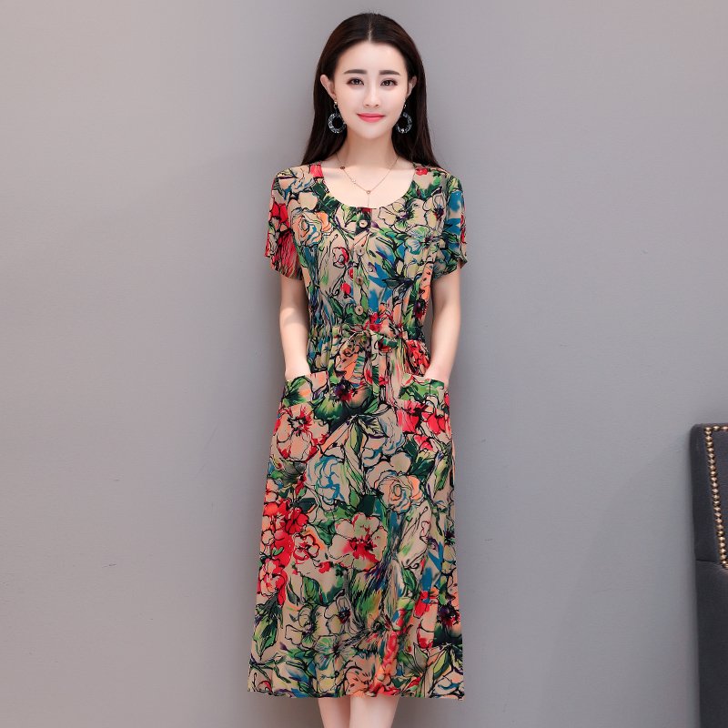 虽然我虎背熊腰，自从夏天换上减龄裙，居然美得老公都认不出我