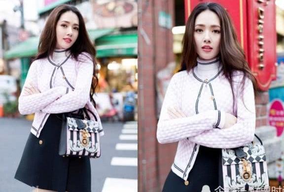 郭碧婷也太敢穿了！皮裙短到只能遮住重点 ，网友：显腿长呗！